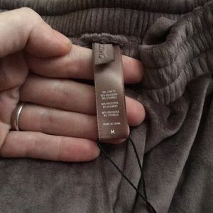 SKIMS velour joggers